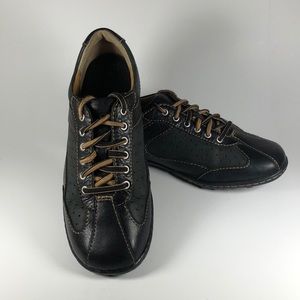 Born Women’s Oxford Black Leather/Suede 6.5/37